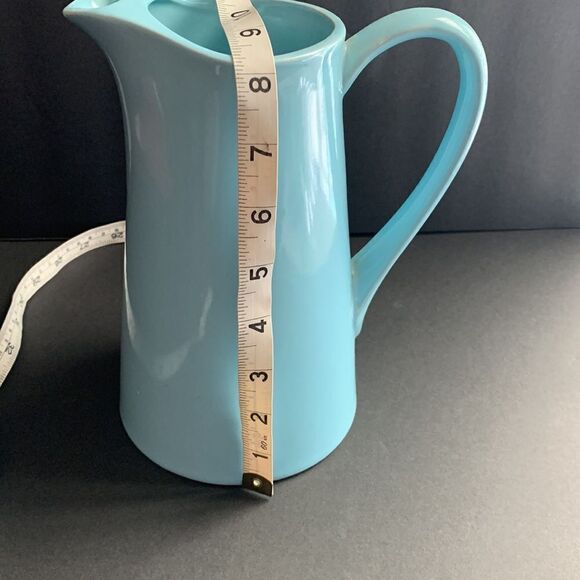 USA Vintage Robin Egg Blue Vintage Pitcher - Picture 8 of 9
